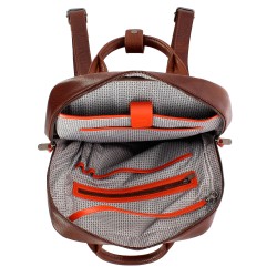 Zaino in pelle - Nuvola pelle -  Gaston 624-1562-02 - Marrone