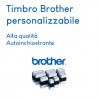 18x50 mm - Timbro Brother - Nero