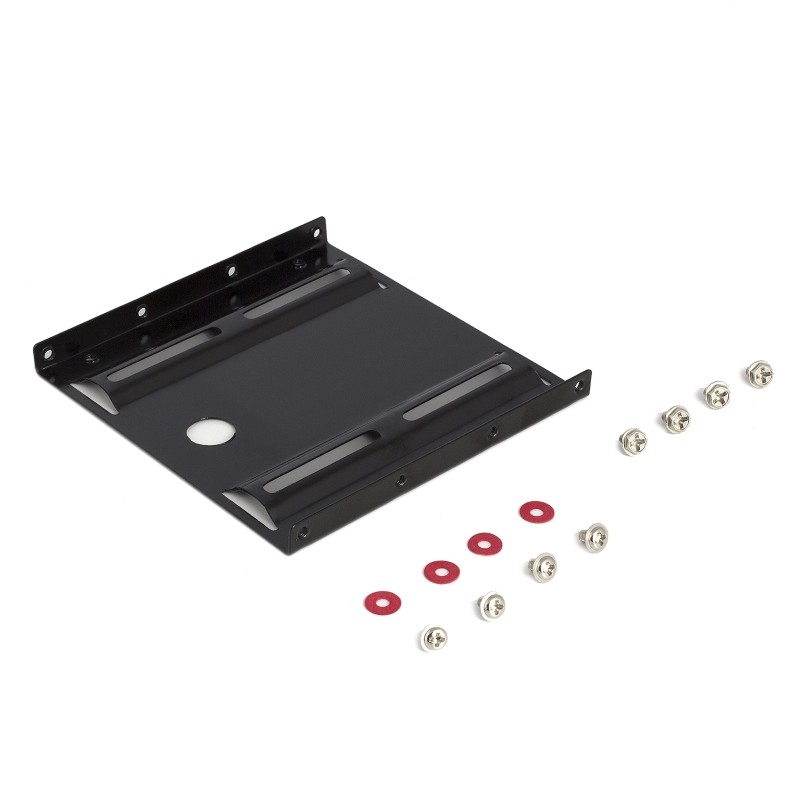 GLOTRENDS Staffa Per Montare SSD 2.5 Pollici Su Slot PCIe: Include Cavo SATA III, Viti E Cacciavite. Per PC Fisso ATX.