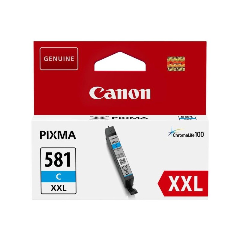 581XXL Ciano- Cartuccia Canon Originale - CLI-581XXL C - 1995C001