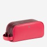 Beauty case da viaggio in pelle Colorful - DUDU | Dudubags - THANI - Rosso Lampone 534-6037-25