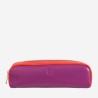 Portapenne Thani DuDu® in pelle – Astuccio compatto unisex - Fucsia/rosso - 534-1516-12