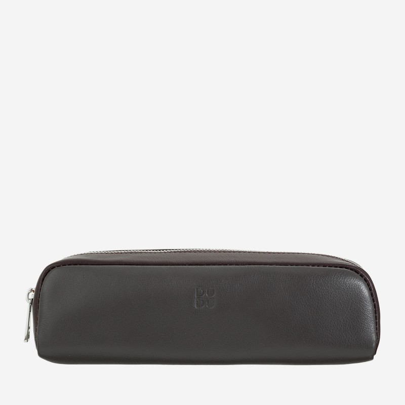 Portapenne Thani DuDu® in pelle – Astuccio compatto unisex - Antracite - 534-1516-23