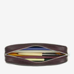 Portapenne Thani DuDu® in pelle – Astuccio compatto unisex - Antracite - 534-1516-23