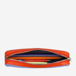 Portapenne Colorful DuDu® in pelle – Pencil Case - Blu pastello - 534-5037-14
