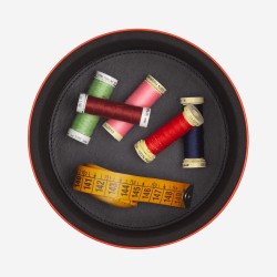 Barattolo portaoggetti in pelle Colorful - Kandinskij DUDU - Nero - 534-5001-01