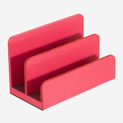 Set da scrivania in pelle Colorful DUDU - Desk set - Rosso Lampone - 534-1550-25