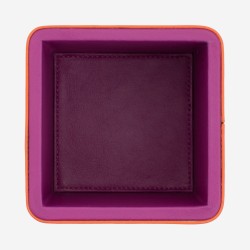 Portapenne da scrivania in pelle design Colorful - Pen Holder DUDU - fucsia - 534-5033-12