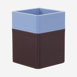 Portapenne da scrivania in pelle design Colorful - Pen Holder DUDU - Burgundy - 534-5033-11