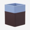 Portapenne da scrivania in pelle design Colorful - Pen Holder DUDU - Burgundy - 534-5033-11