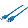 Cavo USB 3.0 Tipo A maschio / Tipo A femmina - 1 metro