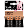 AA Stilo Duracell - confezione da 4 batterie