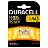 LR43 Duracell - confezione da 2 batterie