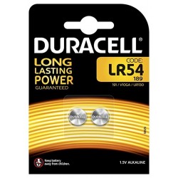 LR54 Duracell - confezione da 2 batterie