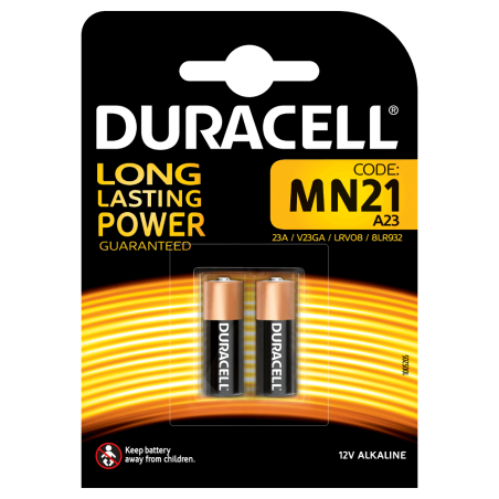 MN21 Duracell - confezione da 2 batterie