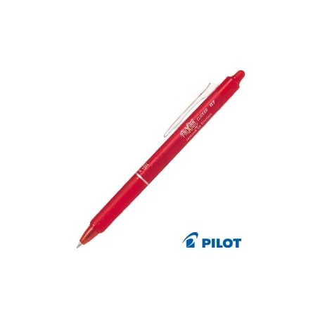 Rosso Frixion Cliker Penna cancellabile Pilot punta 0.7