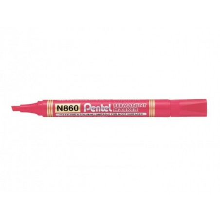Rosso - Scalpello - N860 Pentel marcatore permanente