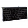 Mini tastiera Usb/Ps2 - Techly kb-100 nera